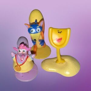 Nick Jr Dora The Explorer Tico & Swiper & Blues Clues Shovel Cake Topper  A12